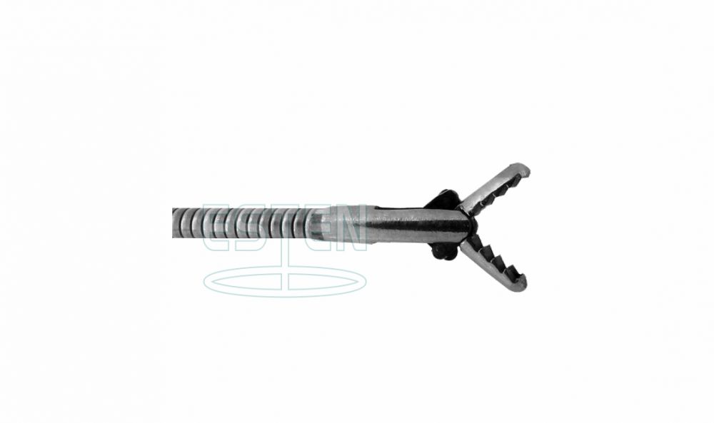 Щипцы для удаления инородных тел (d=5 Ch, L=410мм, гибкие, тип «Аллигатор»)