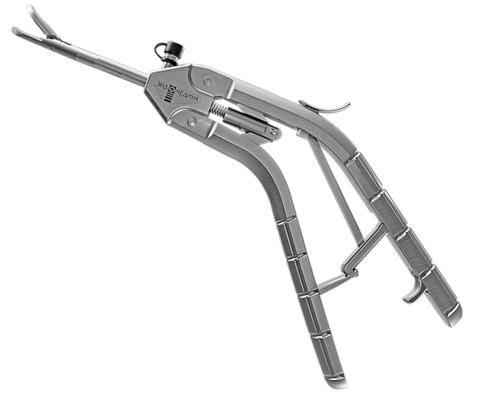 Эндомедиум бранши изогнутые вправо, рукоятка изогнутая