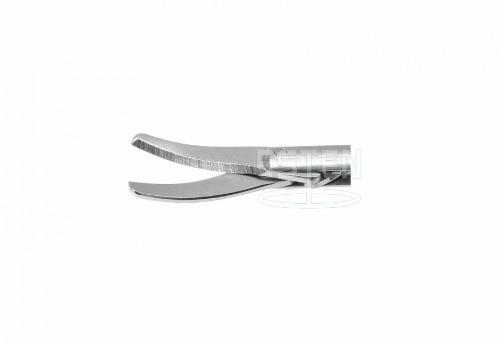 Ножницы двухбраншевые изогнутые по плоскости Митценбаум удлиненные 450 мм (d=5мм)