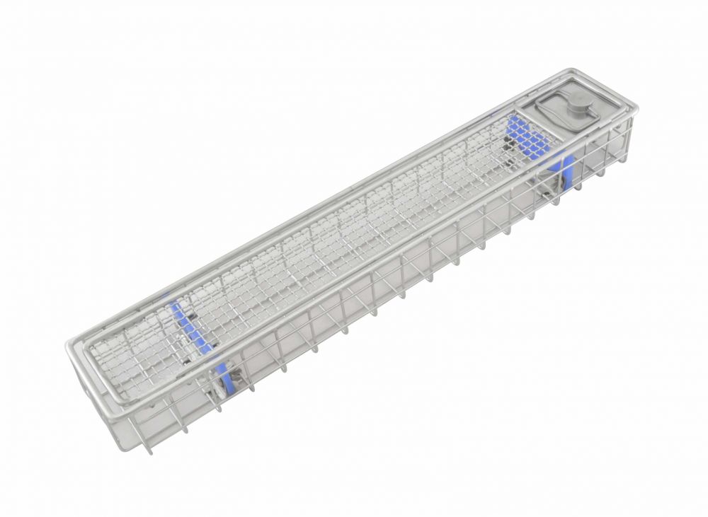 Корзина проволочная для эндоскопов с крышкой — 460х80х52 (На 2 эндоскопа)